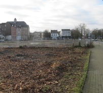 Gelände vor dem Bau